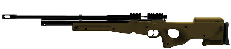 Пневматическая винтовка PCP ATAMAN M2R Тактик Тип-2 (Soft-Touch Оливковый) 4.5