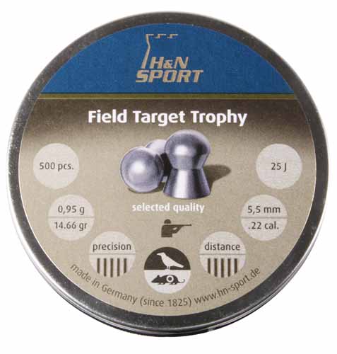 Пули пневматические H&N Field Target Trophy 5,5мм 0,95г (500шт)
