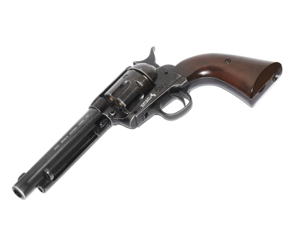Пневматический револьвер Umarex Colt SAA 45 BB blued