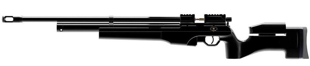 Пневматическая винтовка PCP ATAMAN M2R Тактик Тип-1 (Soft-Touch Чёрный) 4.5