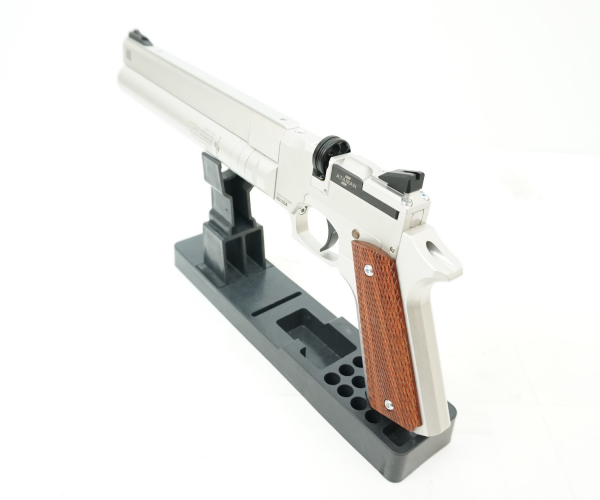 Пневматический пистолет PCP ATAMAN AP16 серебро,компакт, металл 4.5 (412/S)