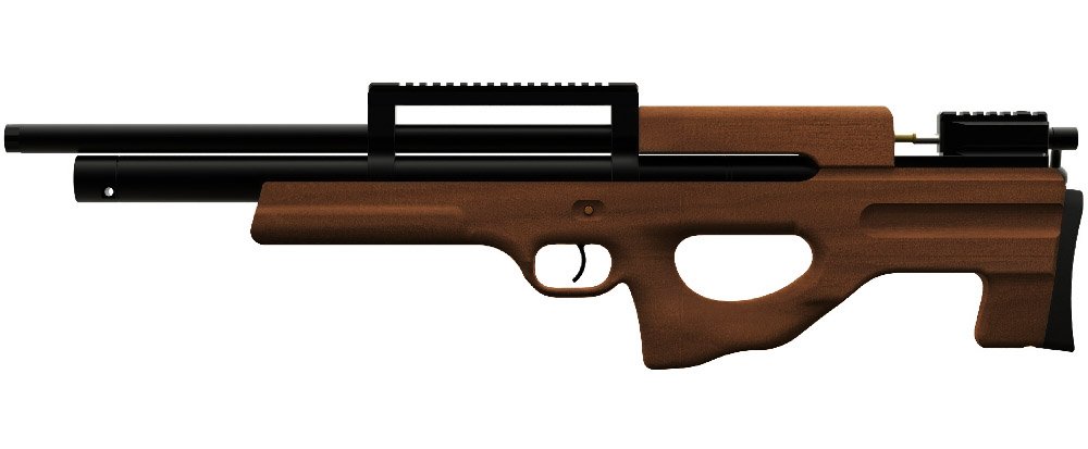Пневматическая винтовка PCP ATAMAN M2R Булл-пап Тип-1 (Орех/Сапеле) 6.35