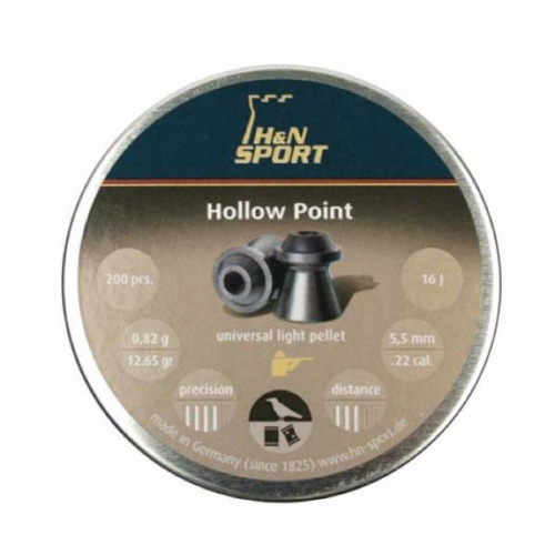 Пули пневматические H&N Hollow Point 5,5мм 0,82г  (200шт)