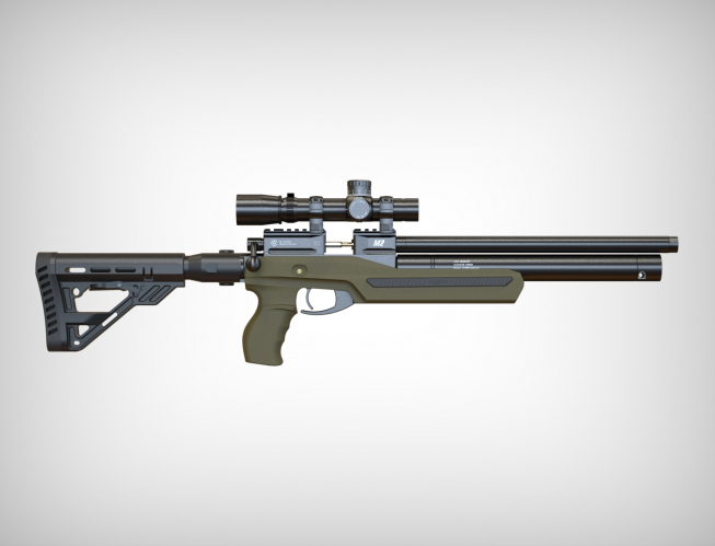Пневматическая винтовка PCP ATAMAN M2R Ultra-C (Soft-Touch Оливковый) 5.5