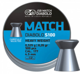 Пули пневматические JSB Match Diabolo Heavy Weight 4,5мм 0,535г (500шт) (Blue)