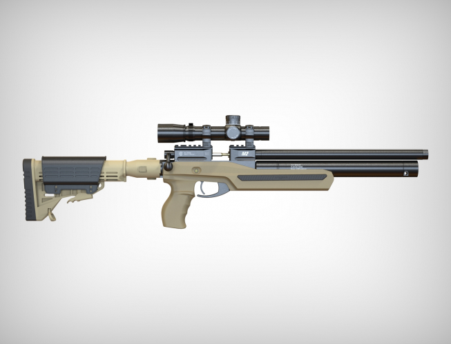 Пневматическая винтовка PCP ATAMAN M2R Ultra-C (Soft-Touch Песочный) 6.35