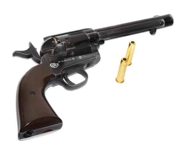 Пневматический револьвер Umarex Colt SAA 45 BB blued img_0
