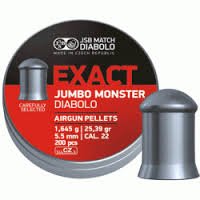 Пули пневматические JSB Exact Diabolo Jumbo Monster 5,5мм 1,645г (200шт)